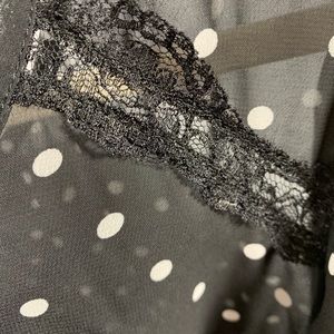 torrid Tops - Torrid | Black and White Polka Dot Flowy Top Sz 2 torrid Tops - Torrid | Black and White Polka Dot Flowy Top Sz 2